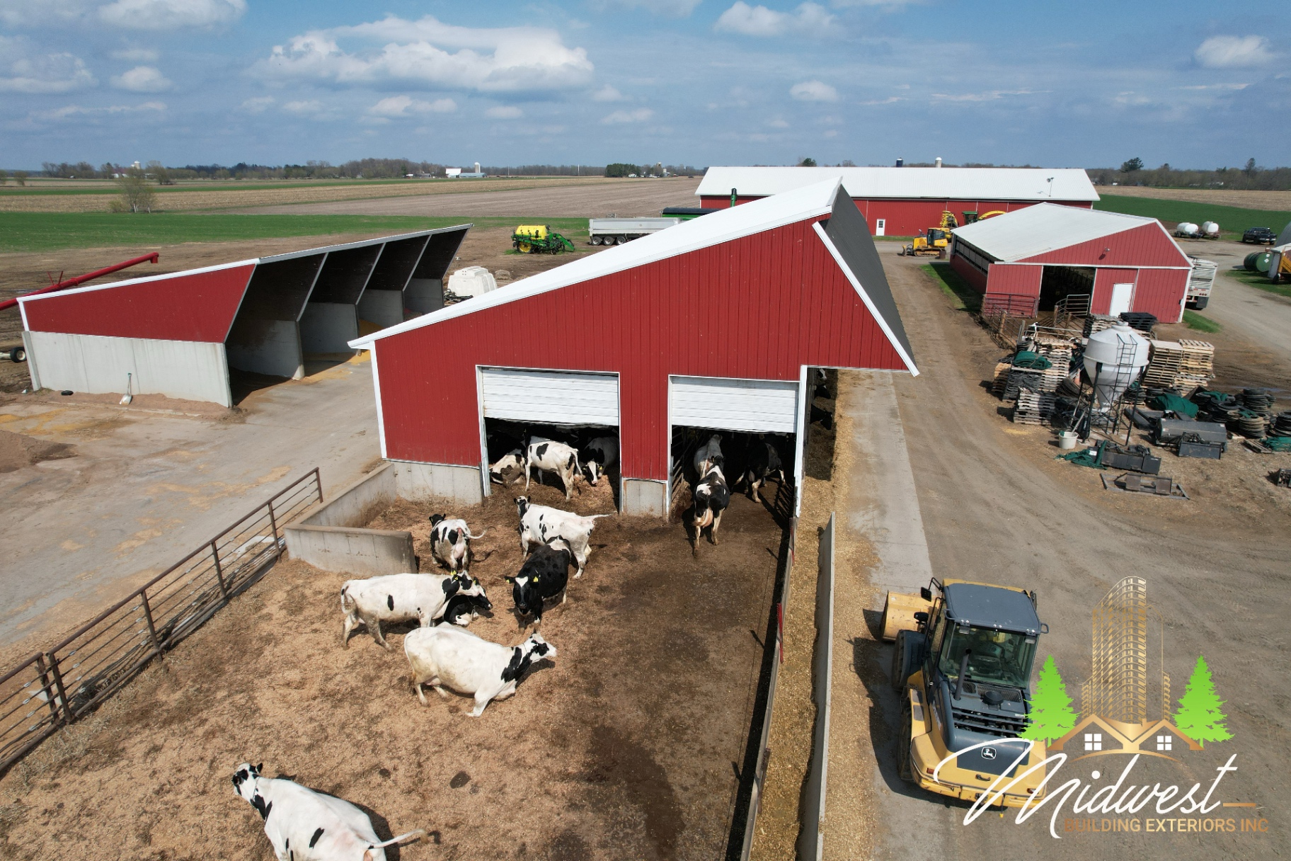 Dairy barn roof replacement — Polk County, WI