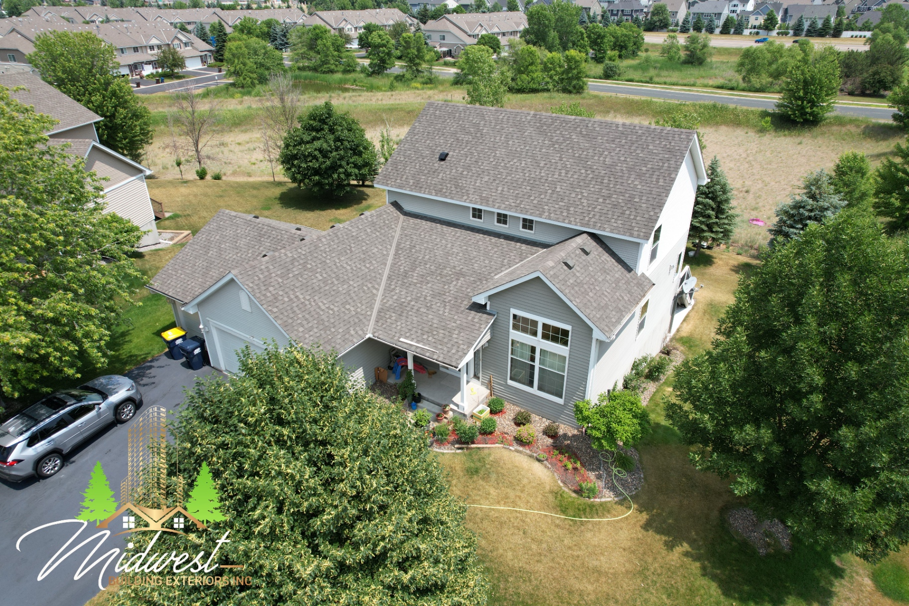 Suburban two-story roof replacement — Eagan, MN